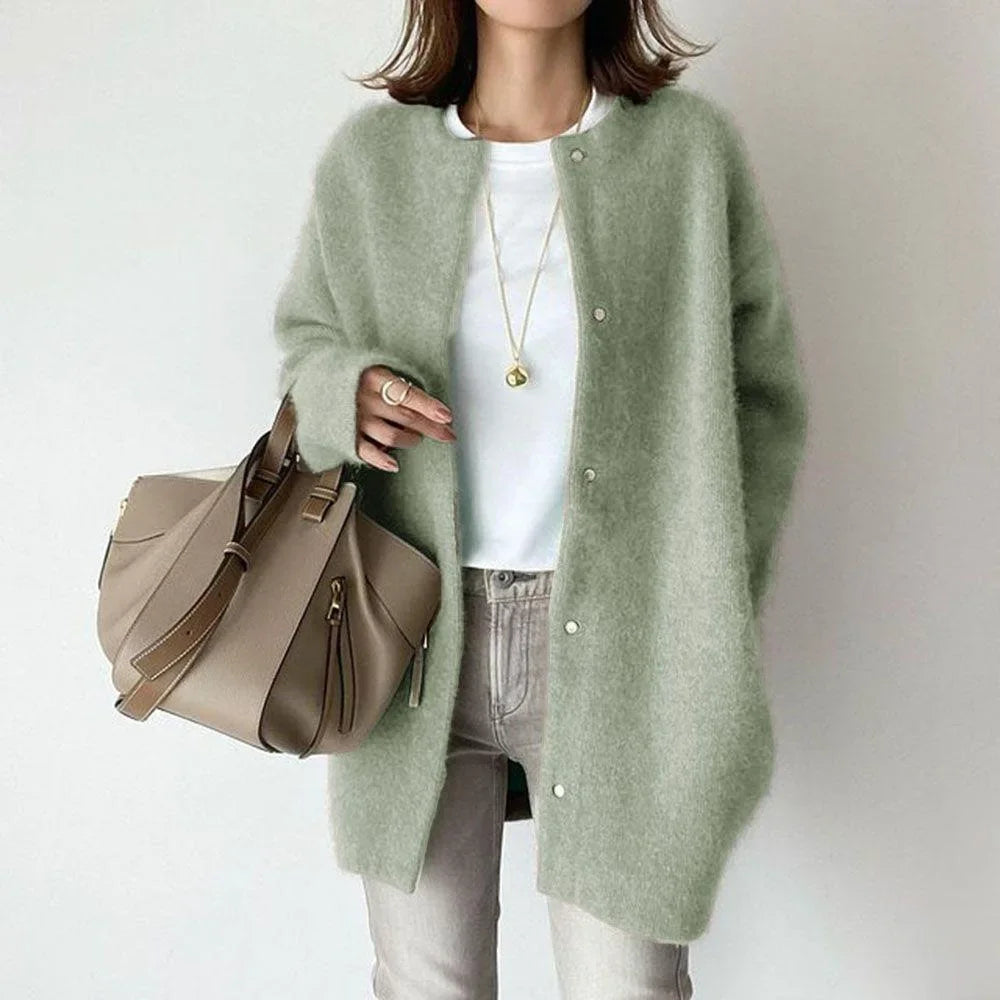 Women's Oversized Cardigan Sweater - Image 7
