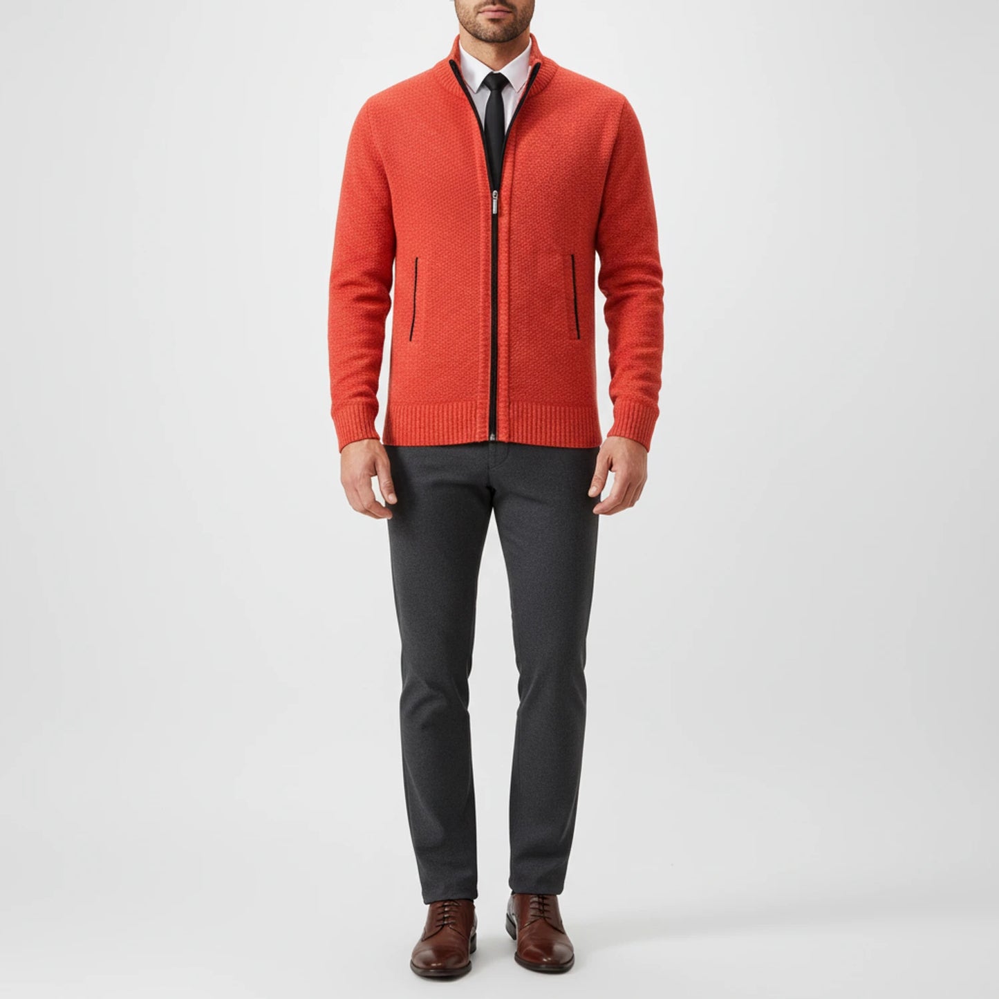 Men's Zip-Up Sweater