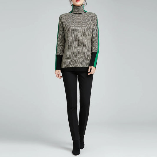 Women's Chevron Pattern Sweater