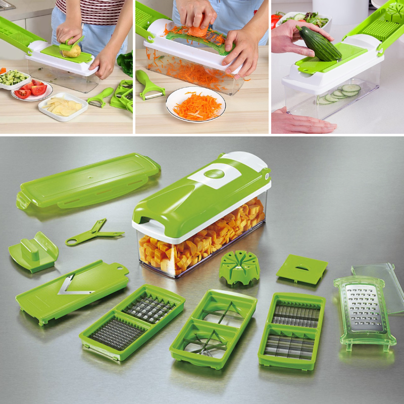 12-in-1 Multifunction Vegetable Chopper and Slicer