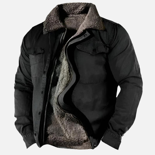 Men's Sherpa Collar Shirt Jacket - Image 1