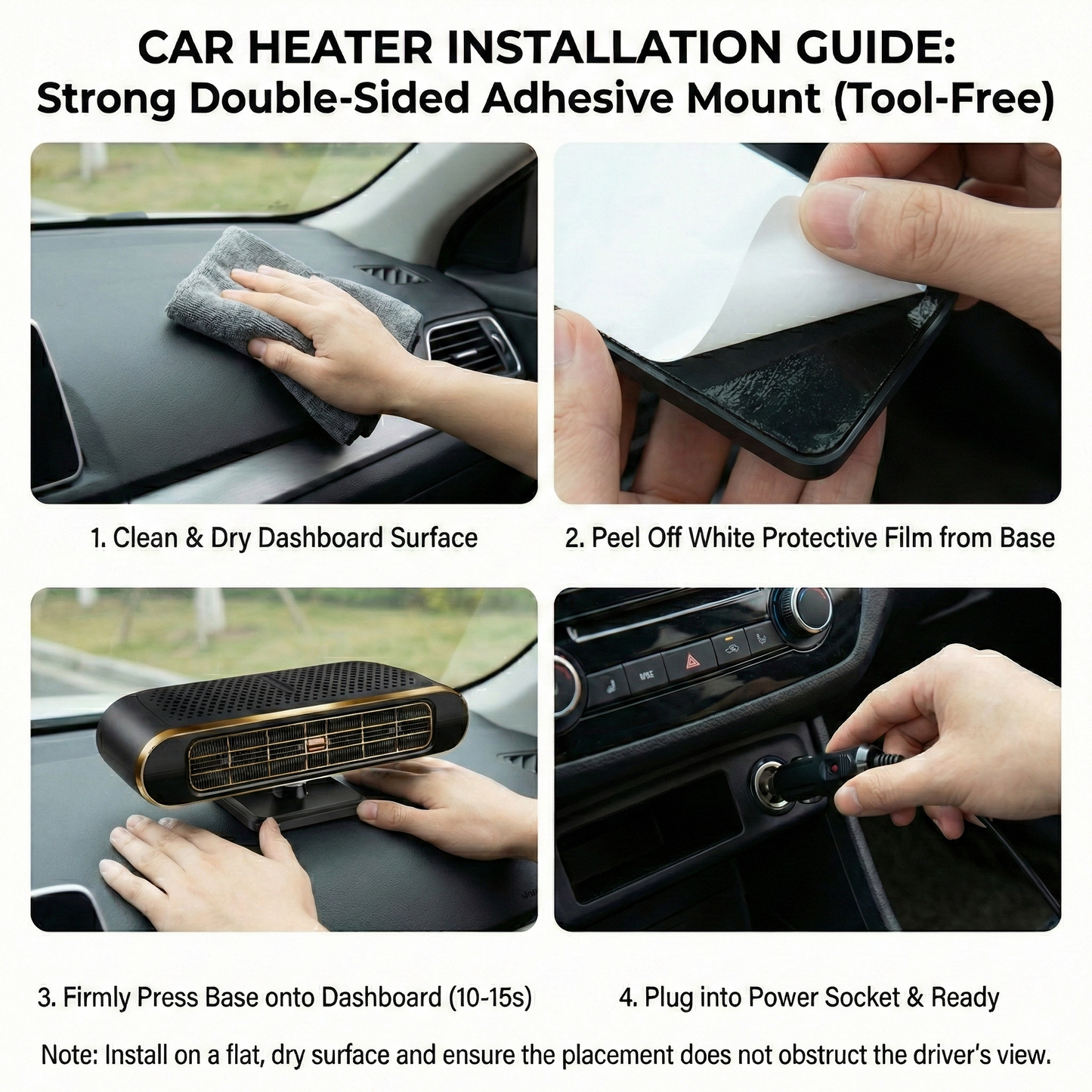 12V Portable Car Heater & Defroster