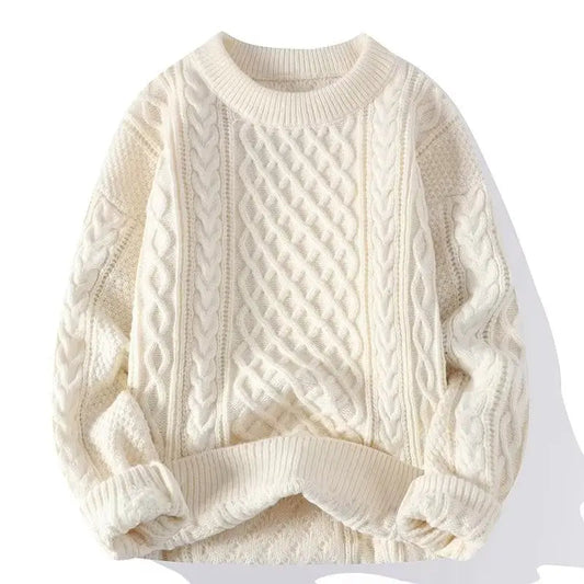 Men's Cable Knit Sweater - Image 1