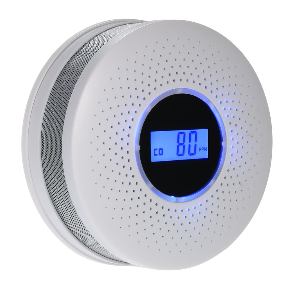 2-in-1 Carbon Monoxide & Smoke Detector Combo for Home Safety