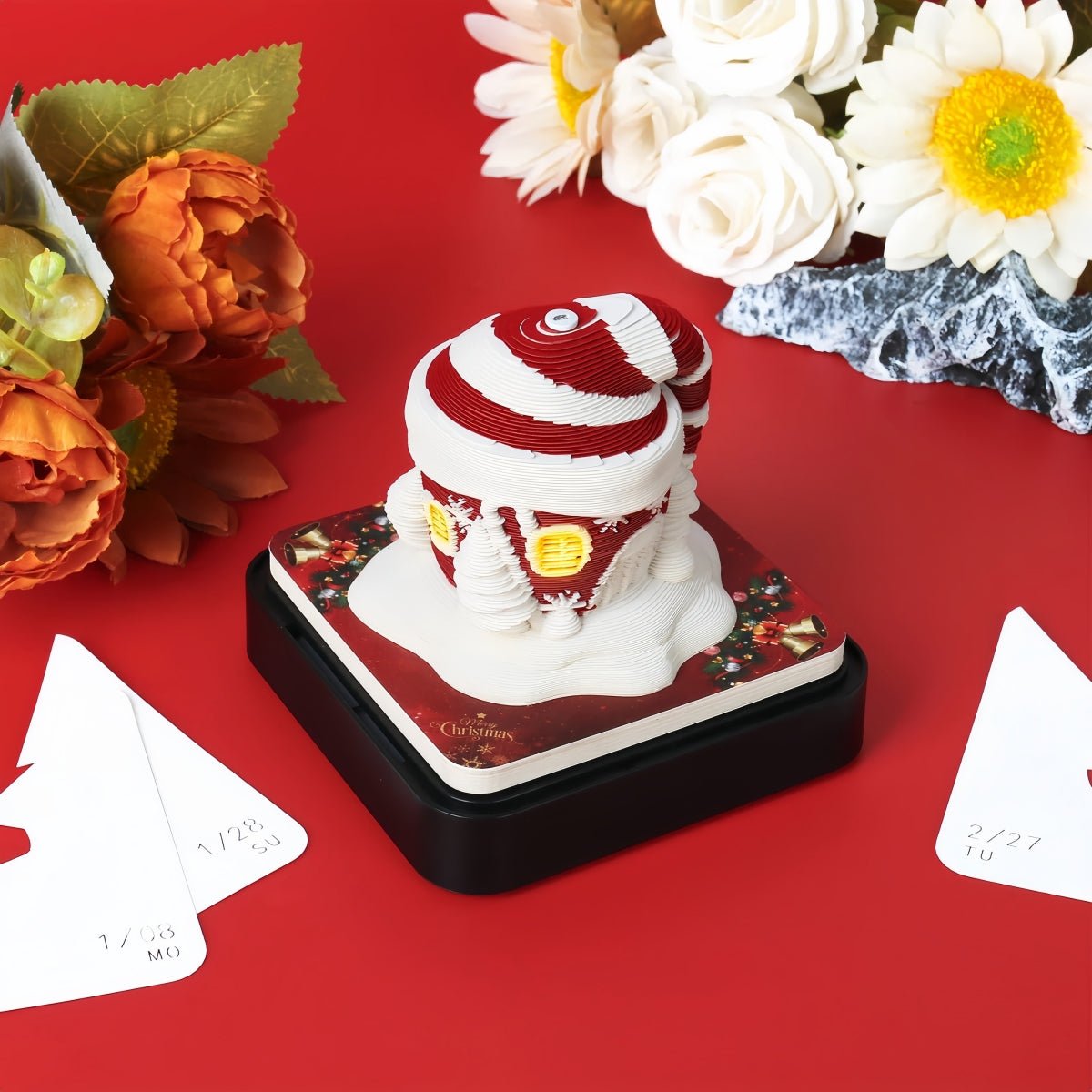2026 Magic Calendar – Santa Hat with Lights