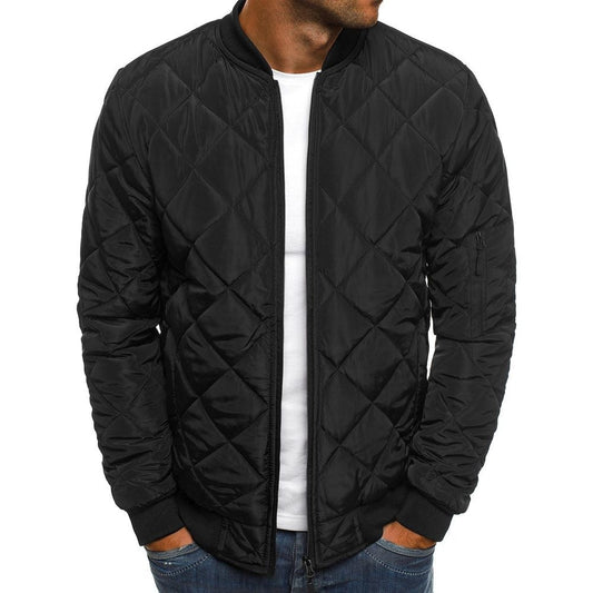 Men's Quilted Bomber Jacket - Image 1