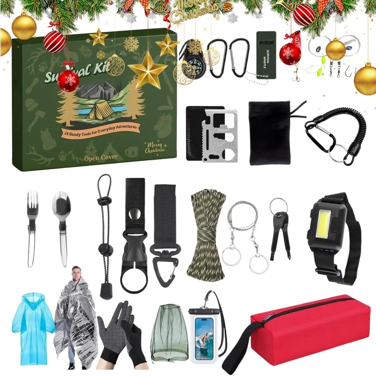 24-Day Survival Advent Calendar – Essential Outdoor Tools Edition