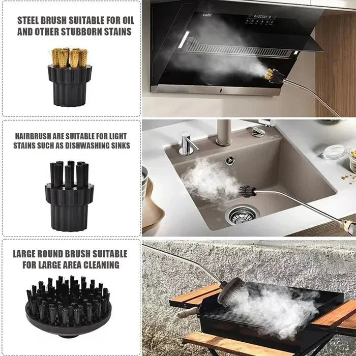 2500W High Pressure Steam Cleaner with 4 Nozzles