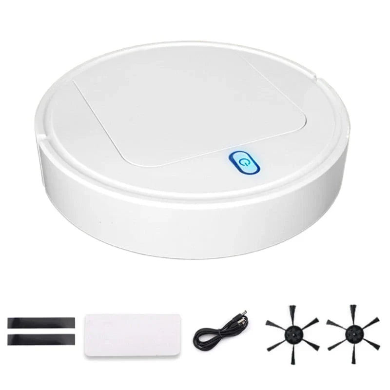 3-in-1 Cleaning Robot with Mopping, Vacuuming, and Sweeping Function – Compact Cleaning Robot for Home