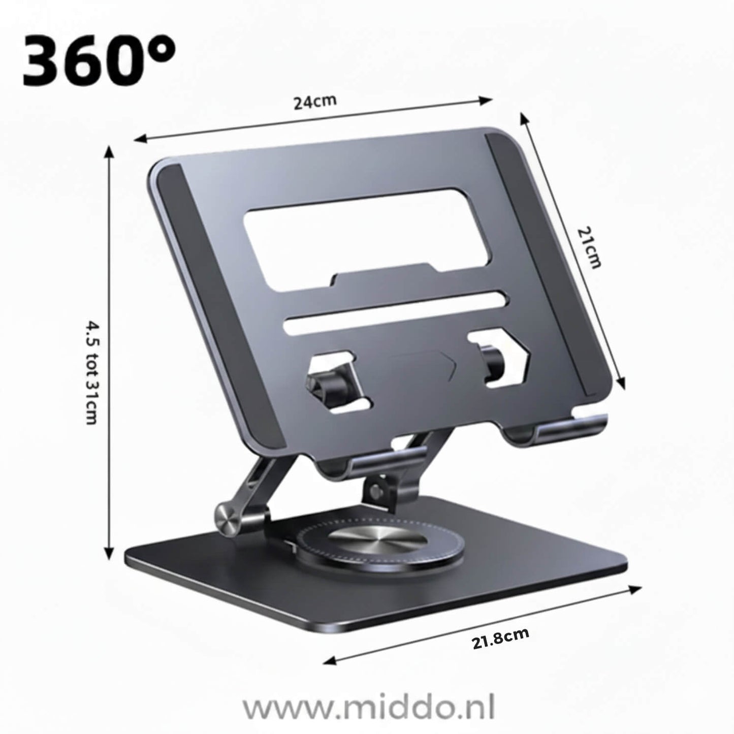 360° Pro Laptop Stand – Less Neck Pain & Always the Perfect Viewing Angle