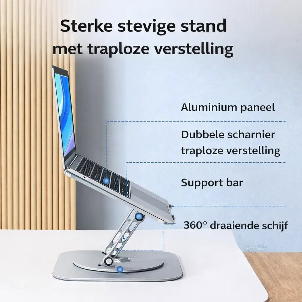 360° Pro Laptop Stand – Less Neck Pain & Always the Perfect Viewing Angle