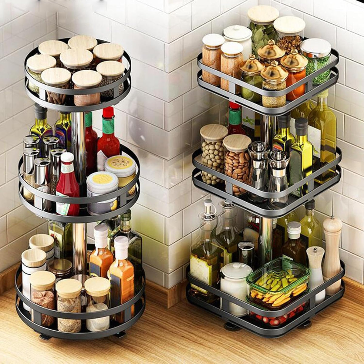 360° Rotating Spice Rack