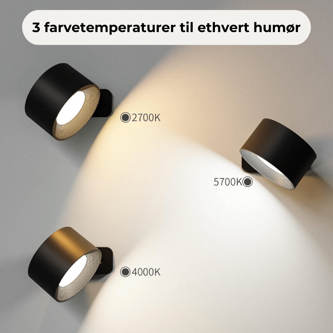 360° Wireless Wall Lamp with USB Charging