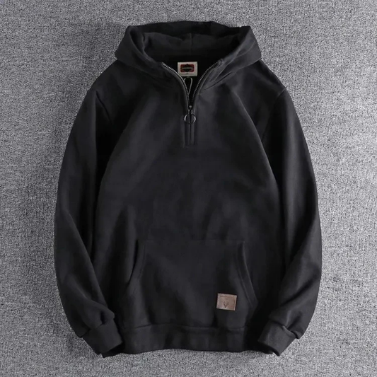Men's Half-Zip Pullover Hoodie - Image 1