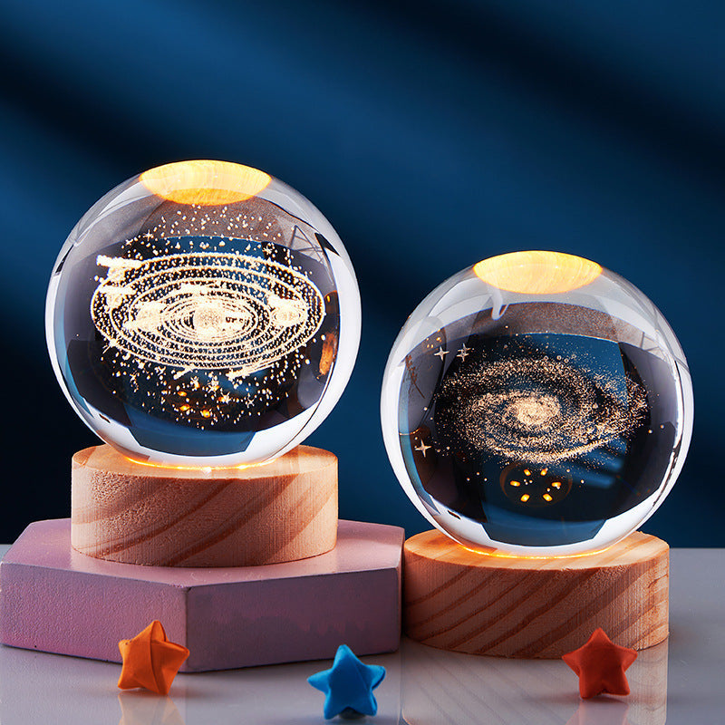 3D Crystal Night Lamp