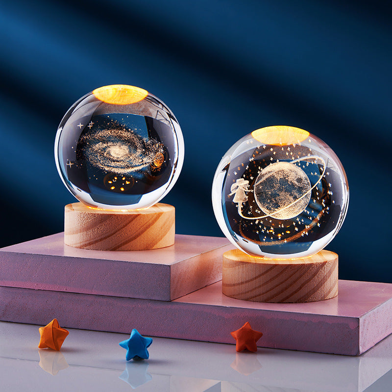 3D Crystal Night Lamp