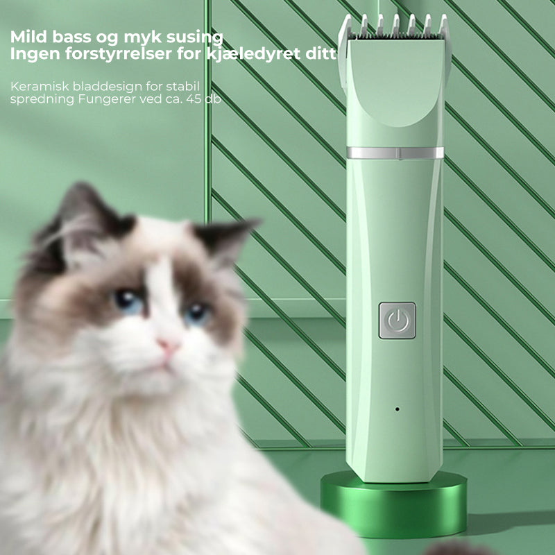 4-in-1 Pet Hair Clipper - Quiet & Efficient