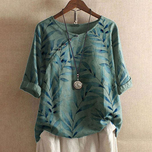 Image of Women's Floral 3/4 Sleeve Blouse