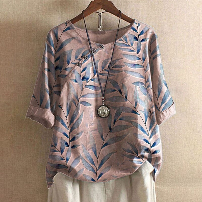 Image of Women's Floral 3/4 Sleeve Blouse