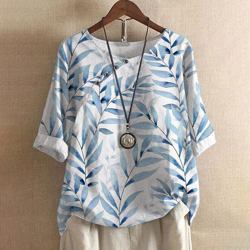 Image of Women's Floral 3/4 Sleeve Blouse