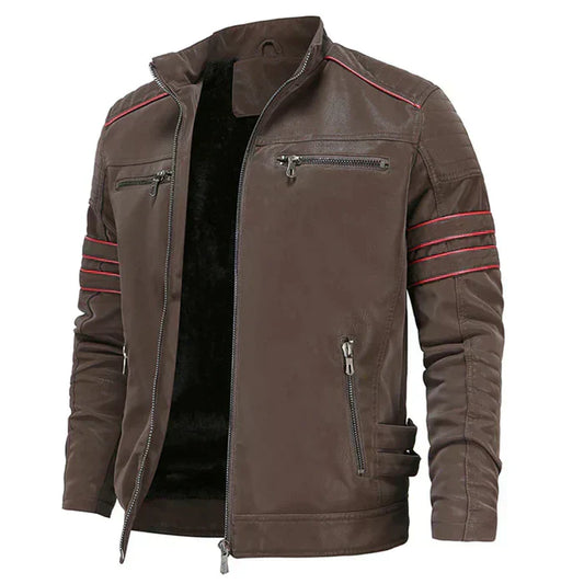 Men's Biker Casual Jacket - Image 1