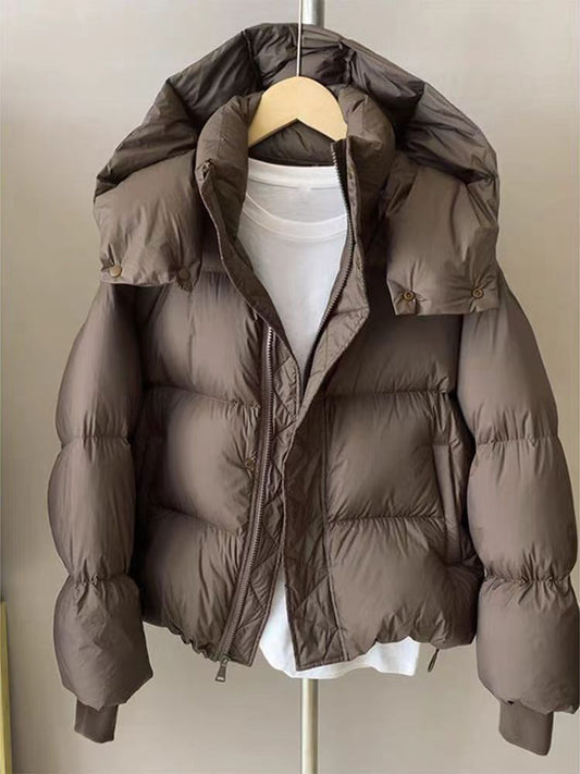 Women's Hooded Puffer Jacket - Image 1