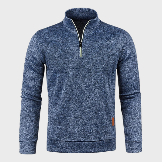 Men's Quarter-Zip Sweater - Image 1