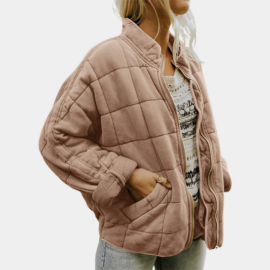 Women's Quilted Oversized Jacket - Image 1