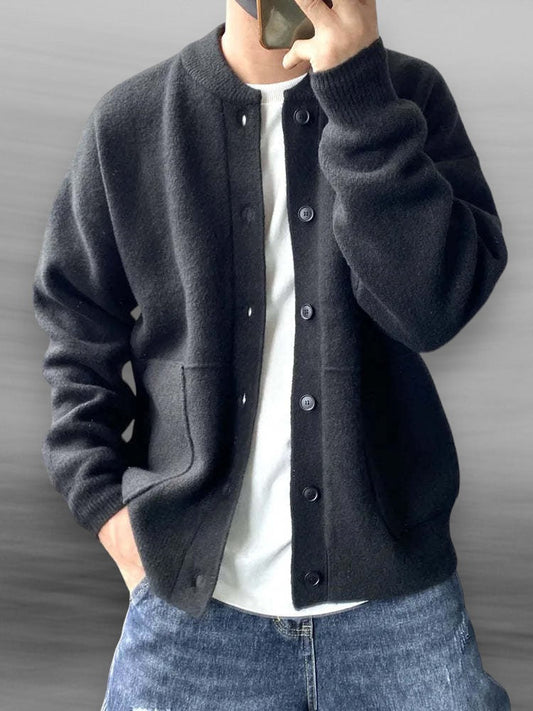 Men's Button-Front Cardigan - Image 1
