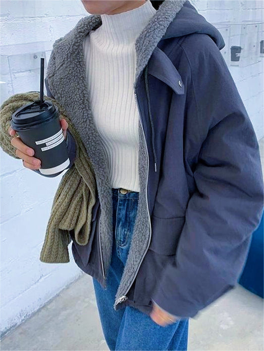 Women's Hooded Casual Jacket - Image 1