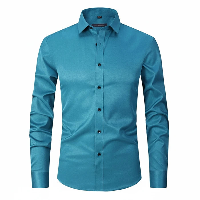 Men's Slim Fit Long-Sleeve Shirt