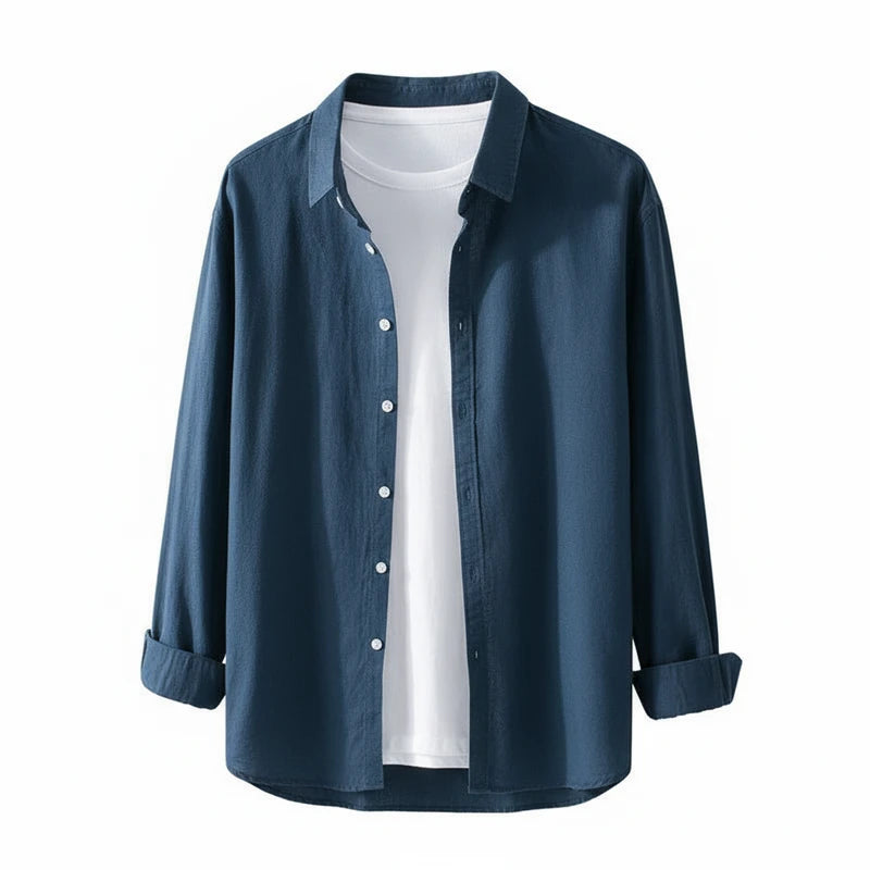 Men's Long-Sleeve Relaxed Fit Shirt