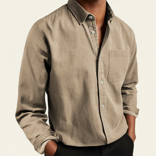 Men's Long-Sleeve Casual Shirt