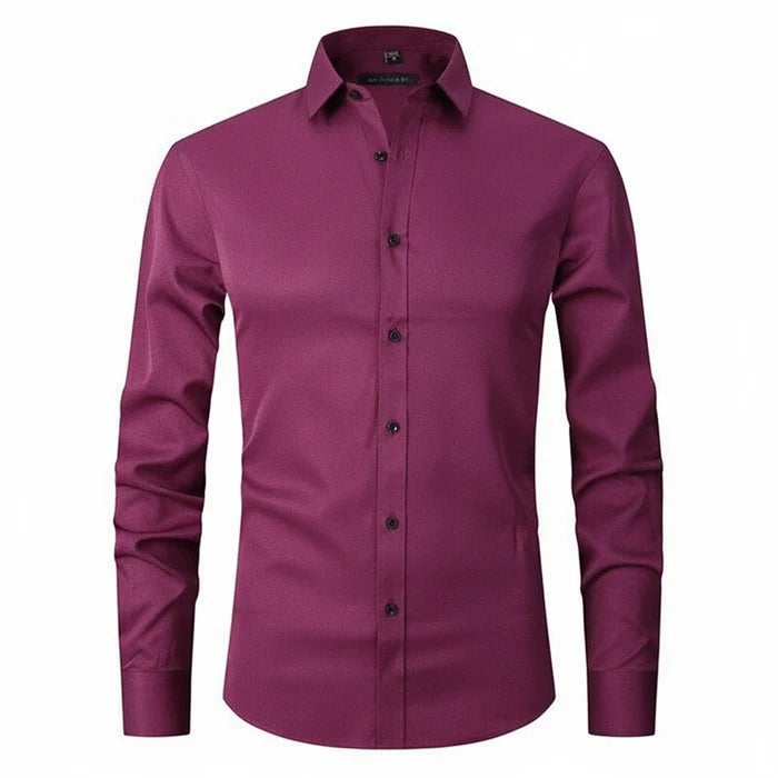 Men's Slim Fit Long-Sleeve Shirt