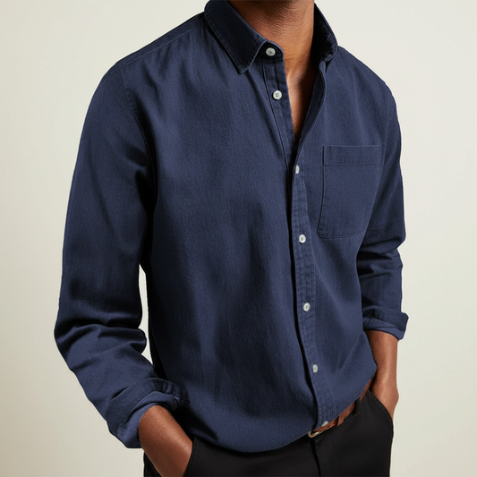 Men's Long-Sleeve Casual Shirt