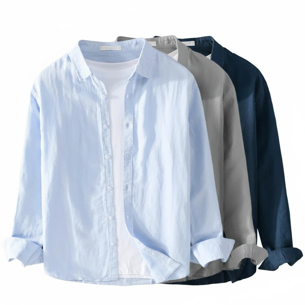 Men's Long-Sleeve Relaxed Fit Shirt