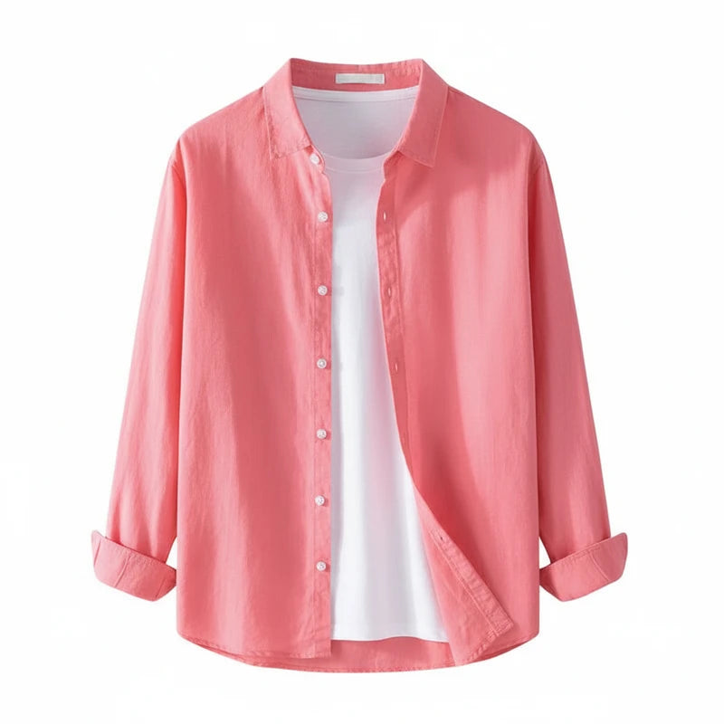 Men's Long-Sleeve Relaxed Fit Shirt