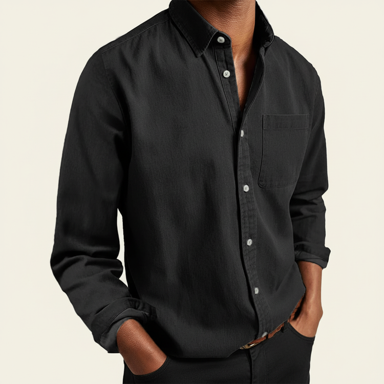 Men's Long-Sleeve Casual Shirt