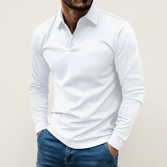 Men's Long Sleeve Polo Shirt
