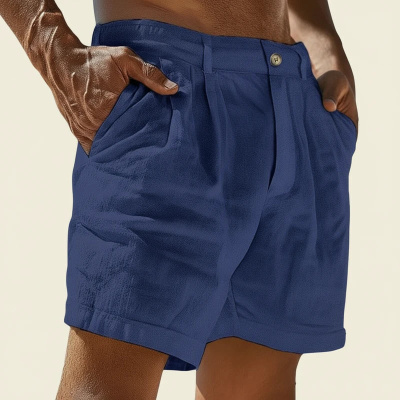Men's Pleated Shorts