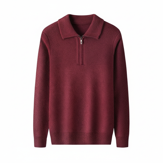 Men's Quarter-Zip Sweater