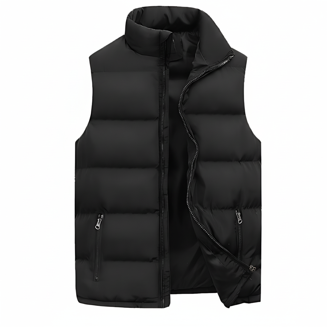 Men's Zip Front Puffer Vest
