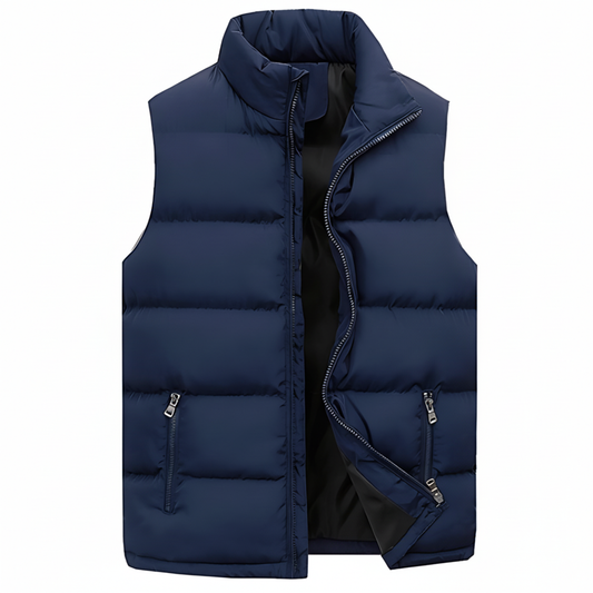 Men's Zip Front Puffer Vest