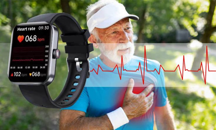 2025 Smart Health Watch with BP, ECG, HRV, SpO2 Monitoring – Waterproof Color Touch Screen