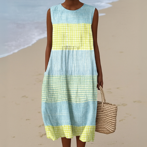 Women's Sleeveless Summer Midi Dress - Image 1