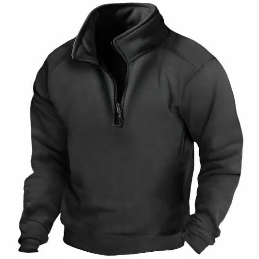 Men's Quarter Zip Sweater - Image 1