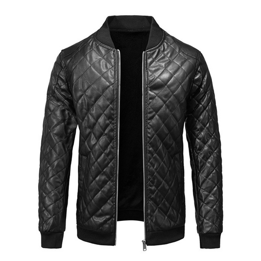 Men's Quilted Bomber Jacket - Image 1