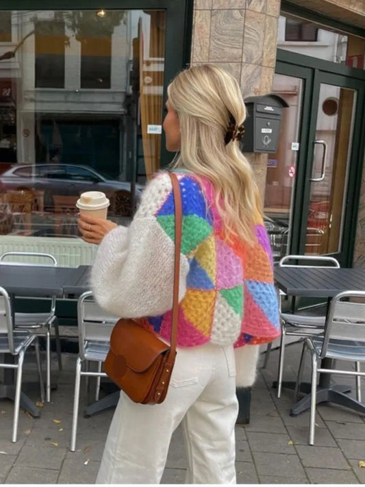 Women's Oversized Cardigan Sweater - Image 1