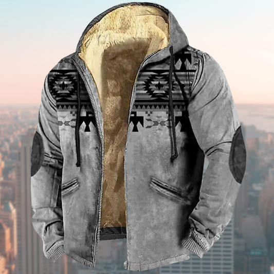 Men's Hooded Zip Up Jacket - Image 1