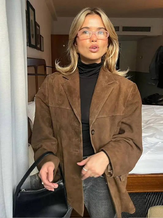 Women's Oversized Blazer Jacket - Image 1